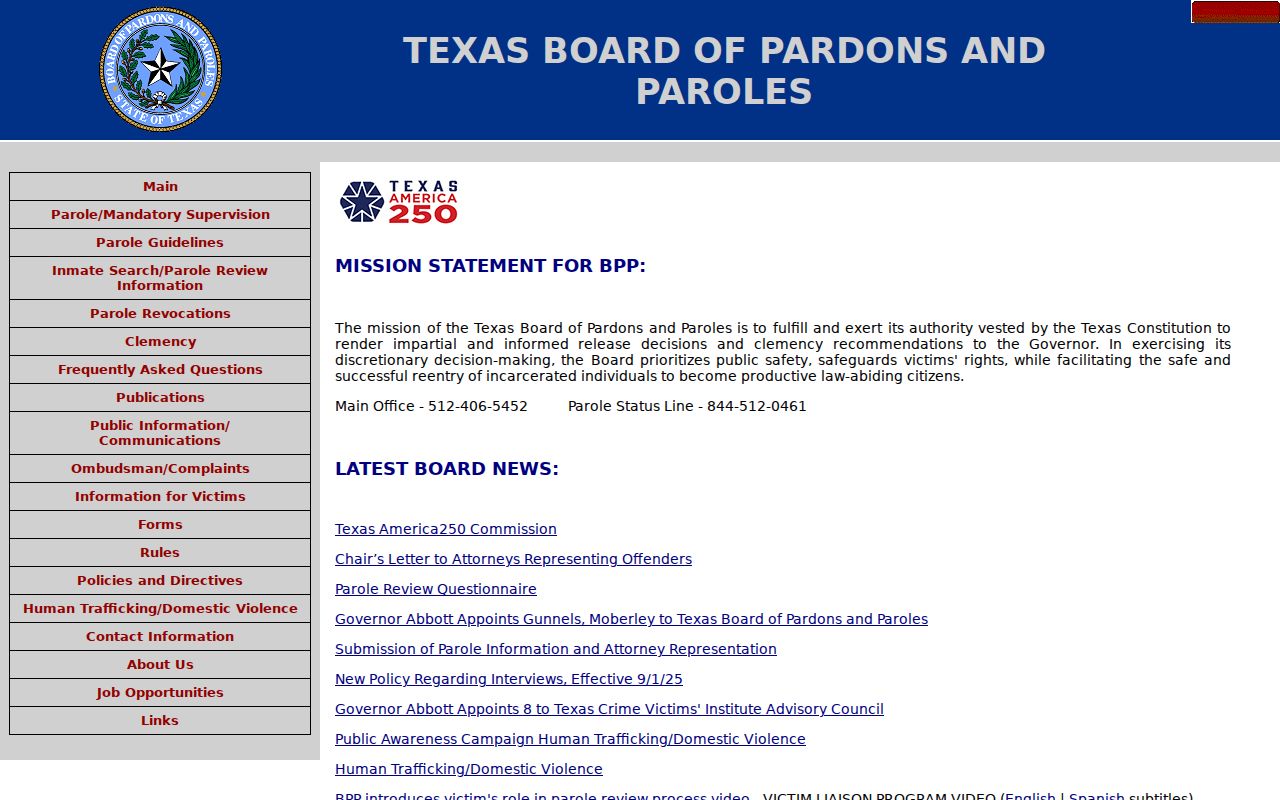 Edwards County criminal records Texas parole authority